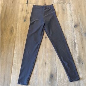American Apparel Gray Metallic Leggings Size XS
